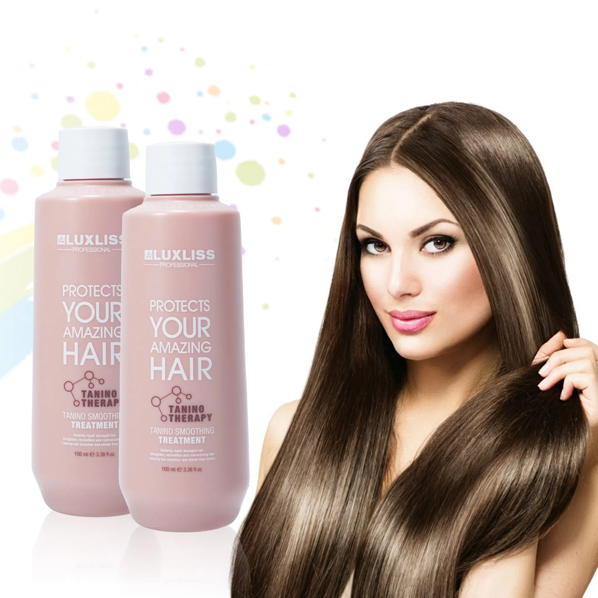 Luxliss Moisturizing Smoothing Amino Acid Female Hair Cream Straightening Tanino Hair Treatment