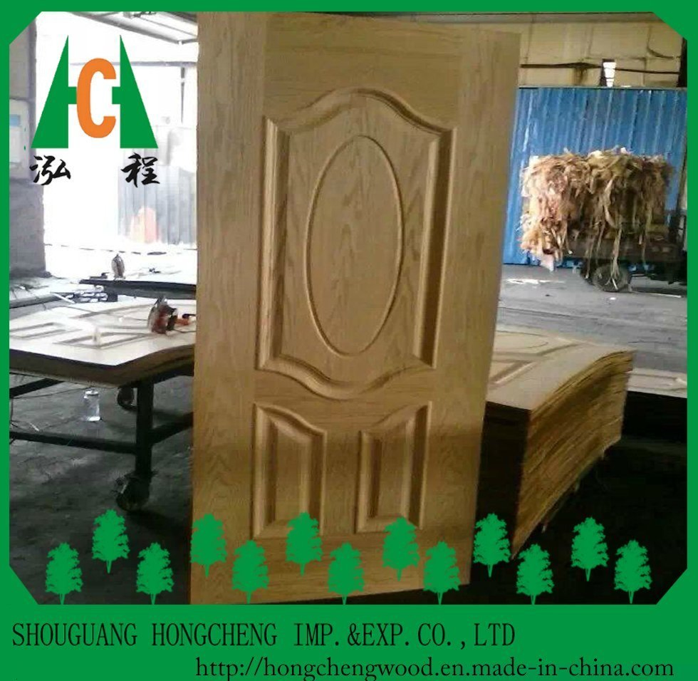 Morden Design Beech/Teak/Sapele/Oak Veneer Laminated HDF Door Skin