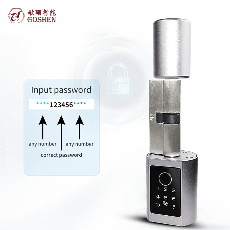 Alloy Card Lock Digital Door Lock Passcode Door Lock Card Cabinet Lock for Apartment Main Entrance Bedroom Lock
