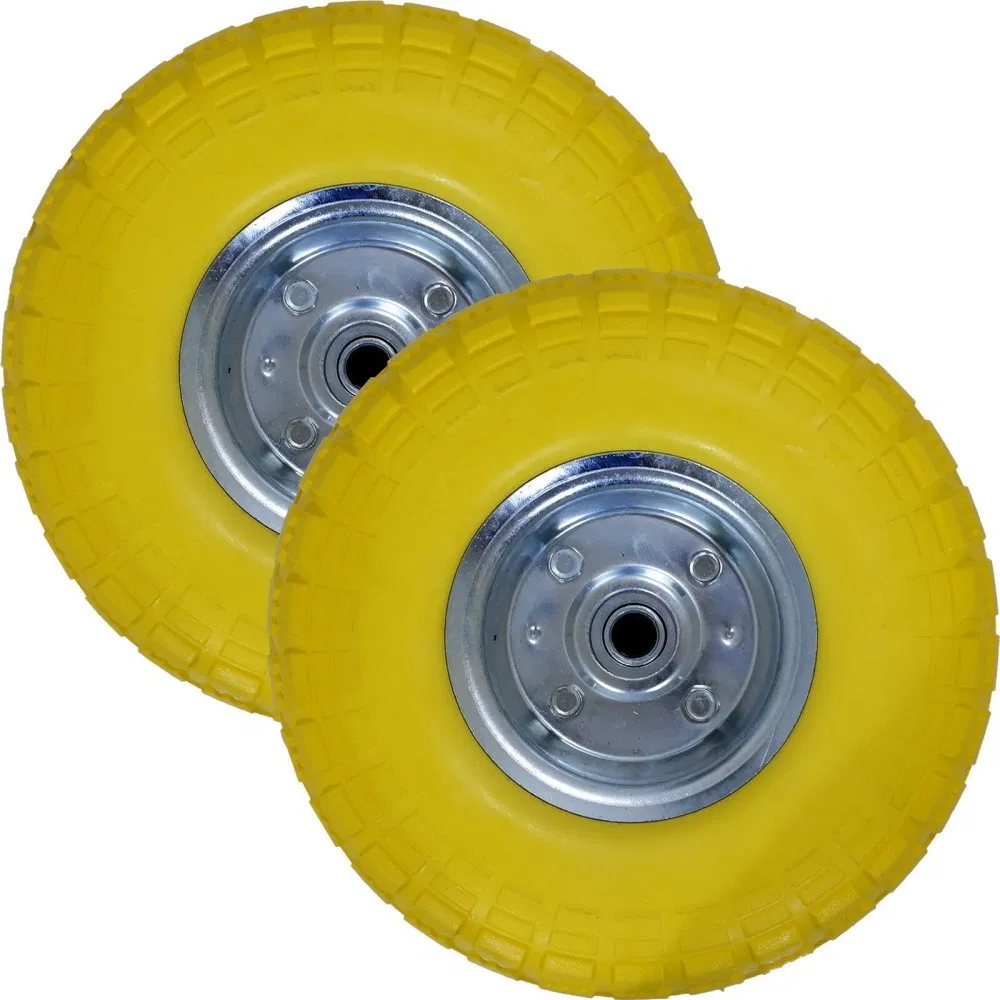 PU Polyurethane Foam Wheels Puncture Proof Flat Free Tire Wheel