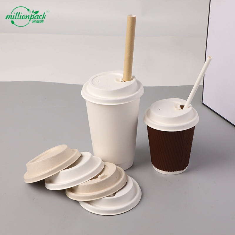 Чашка для напитков из сахарного тростника с логотипом