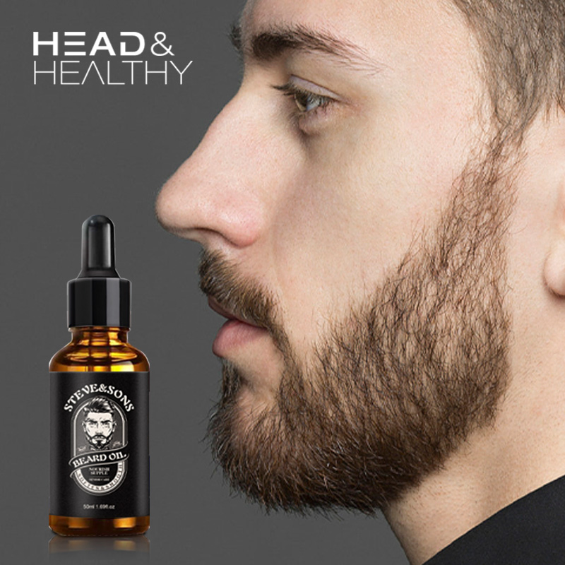 Beard Growth Oil for Men - Best Hair Oil 50ml Custom Beard Serum