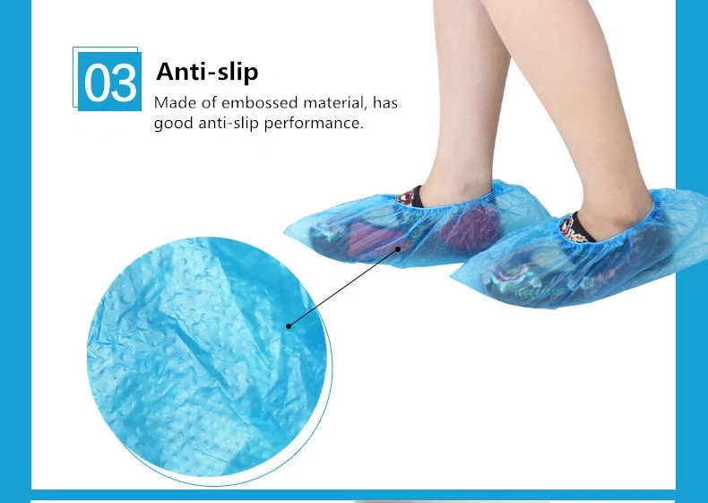 Disposable Factory Plastic PE CPE Home Worker Use Shoe Cover