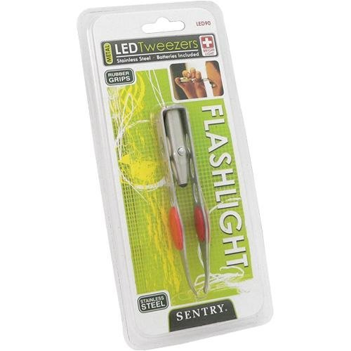 Yichen Small Pointed Tip Lighted Tweezer with LED Flashlight