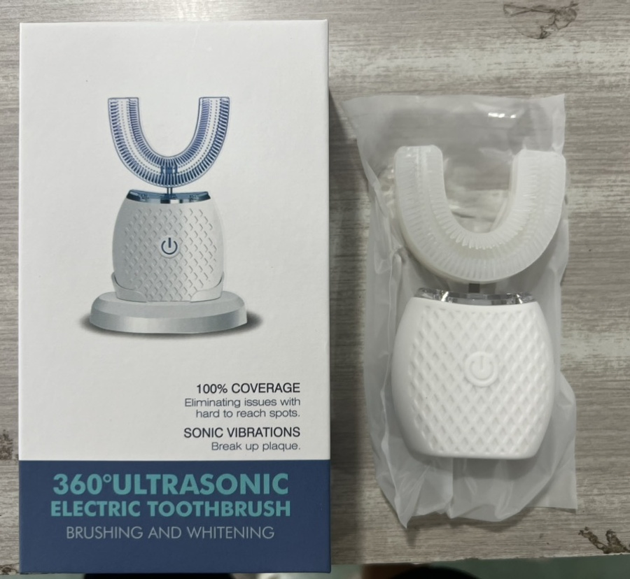 Factory Wholesale U Shaped Automatic Toothbrush 360 Ultrasonic Electric Toothbrush