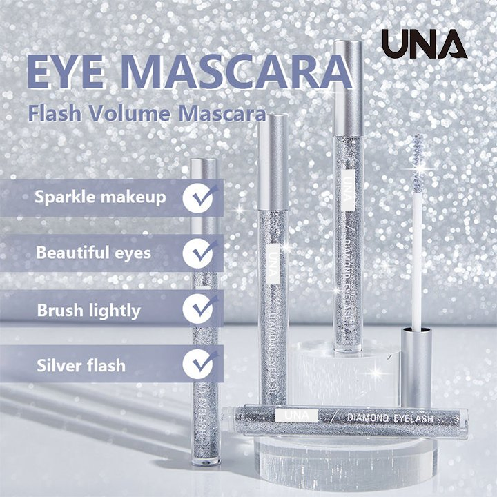Hot Selling Magic Mascara De Halloween Waterproof Long Lasting Thick Curling Lengthen Sparkle Glitter Makeup Eyelashes Mascara
