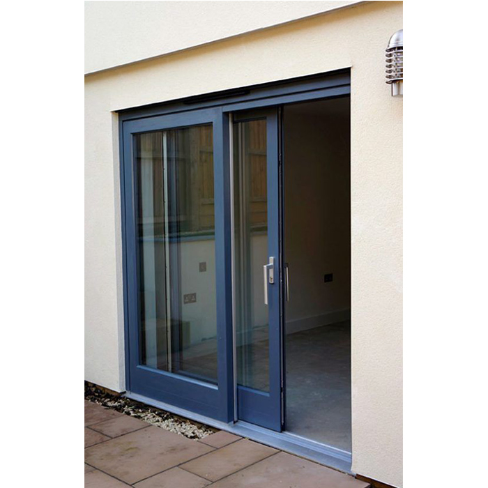 High Grade Factory Price Tempered Glass Graphic Design Glass Sliding Door