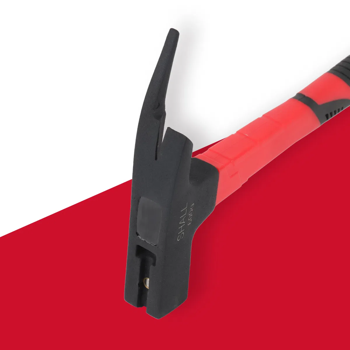 Молоток гвоздодер магнитный 600г, фиберглас