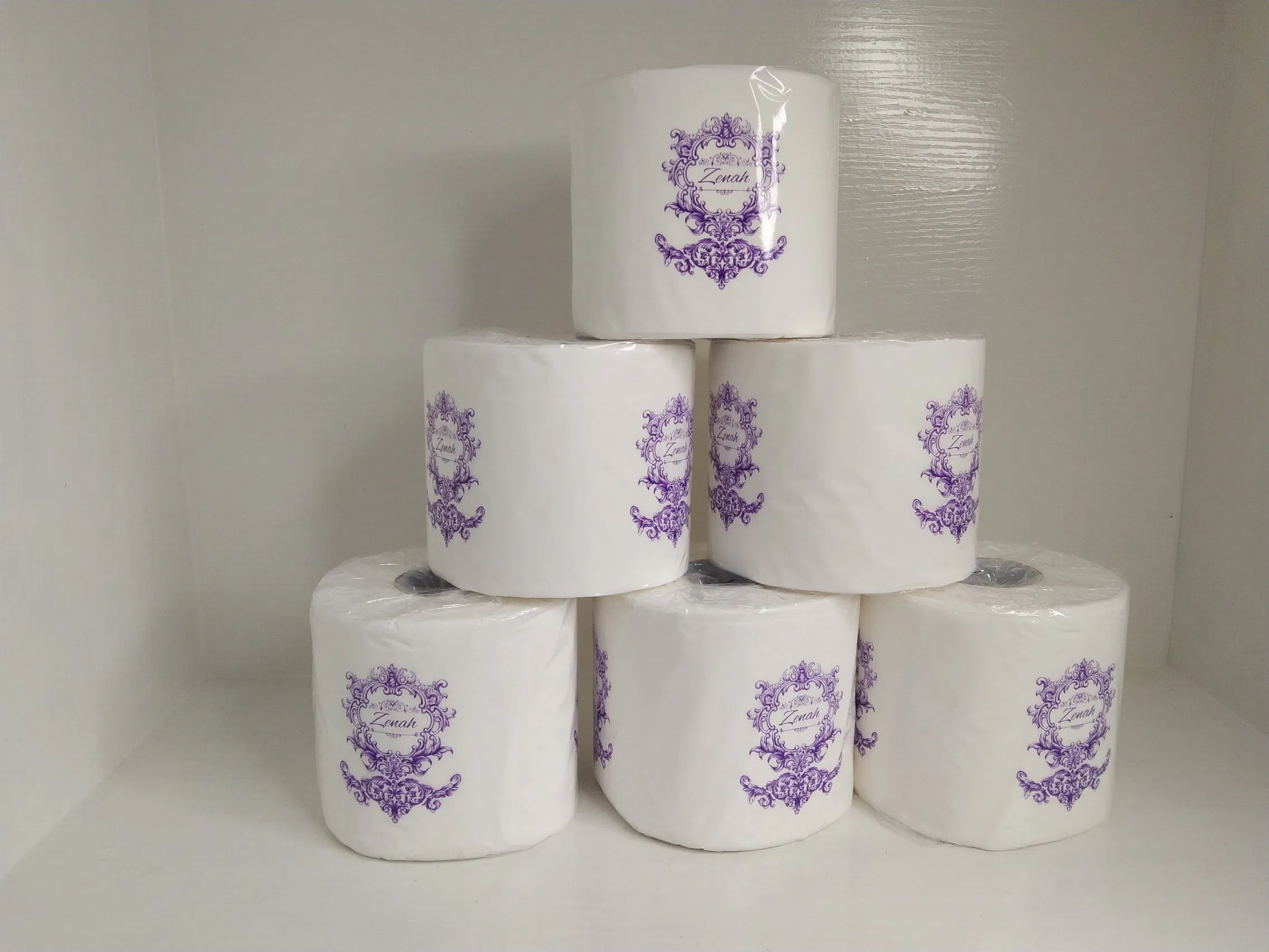 Edge Embossed 4 Ply/160g Bulk Rolls Soft Bath Tissue Bathroom Toilet Paper