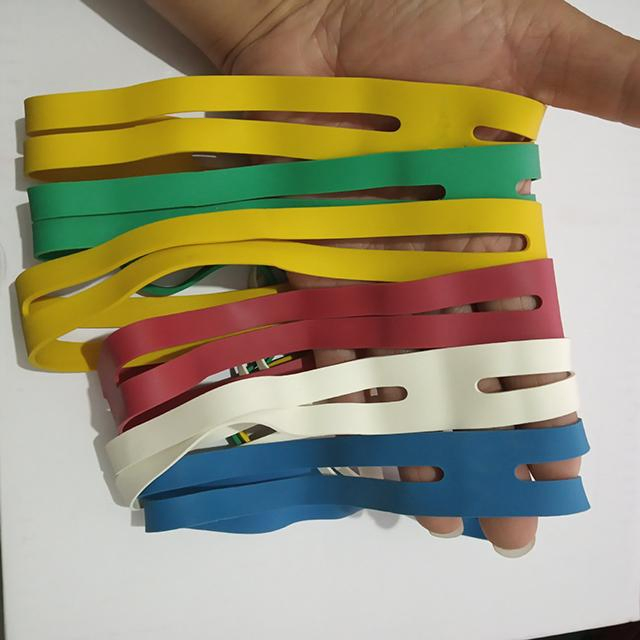 Mix Color Custom Any Size Easy Stretch H-Shaped Silicone Rubber Bands