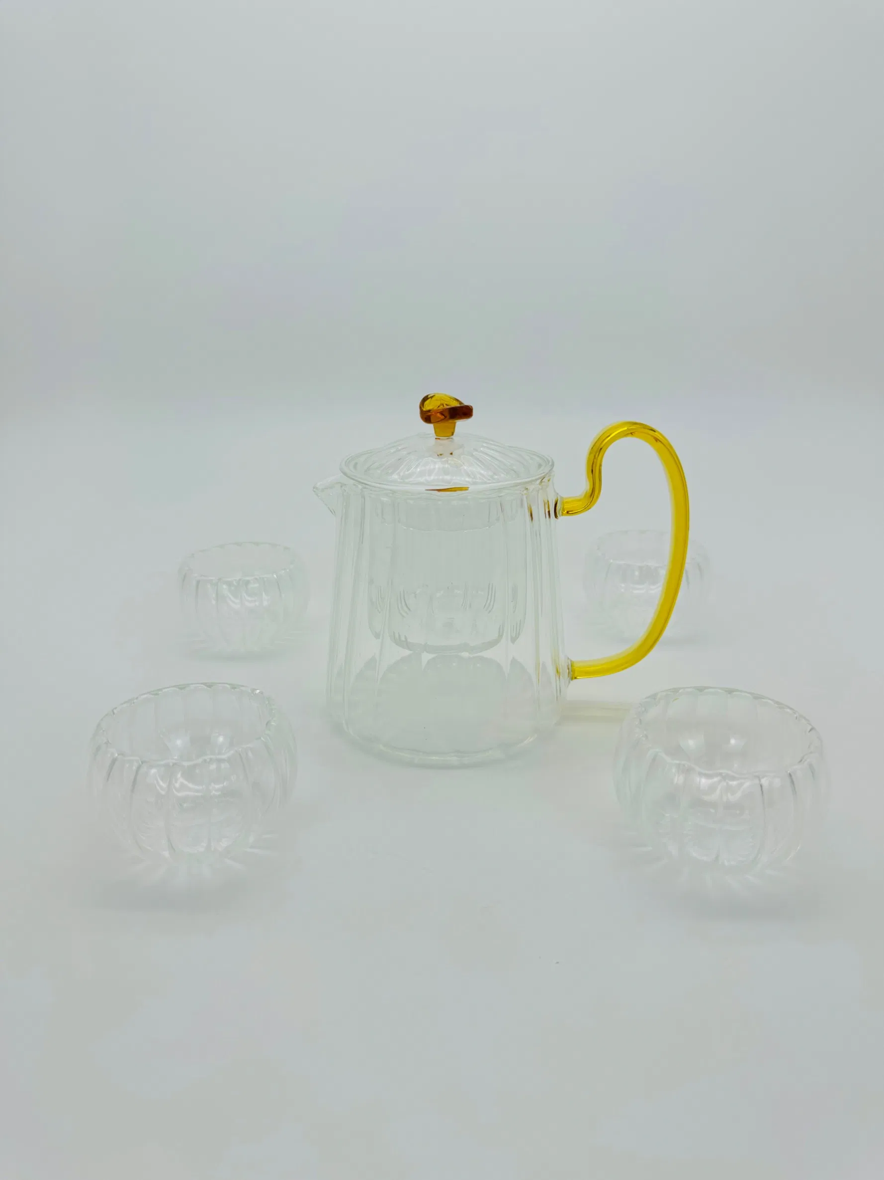 Premium Glass Tea Pot Set with Infuser for Loose Leaf