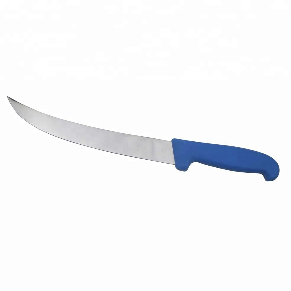 China HACCP Cimeter Steak Knife Butcher Breaking Slicing Knife