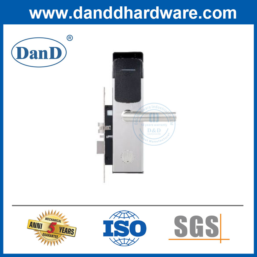 Gold Black Silver Color Fingerprint Combination Miface Card Commercial Hotel Door Lock