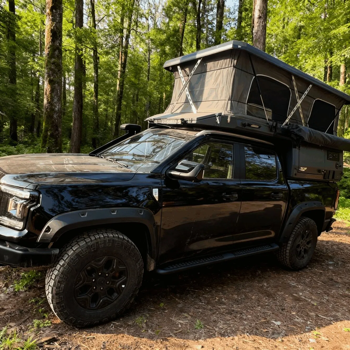 Customizable Pop up Truck Camper with Modular Components and Flexible Layout Options for Personal Use