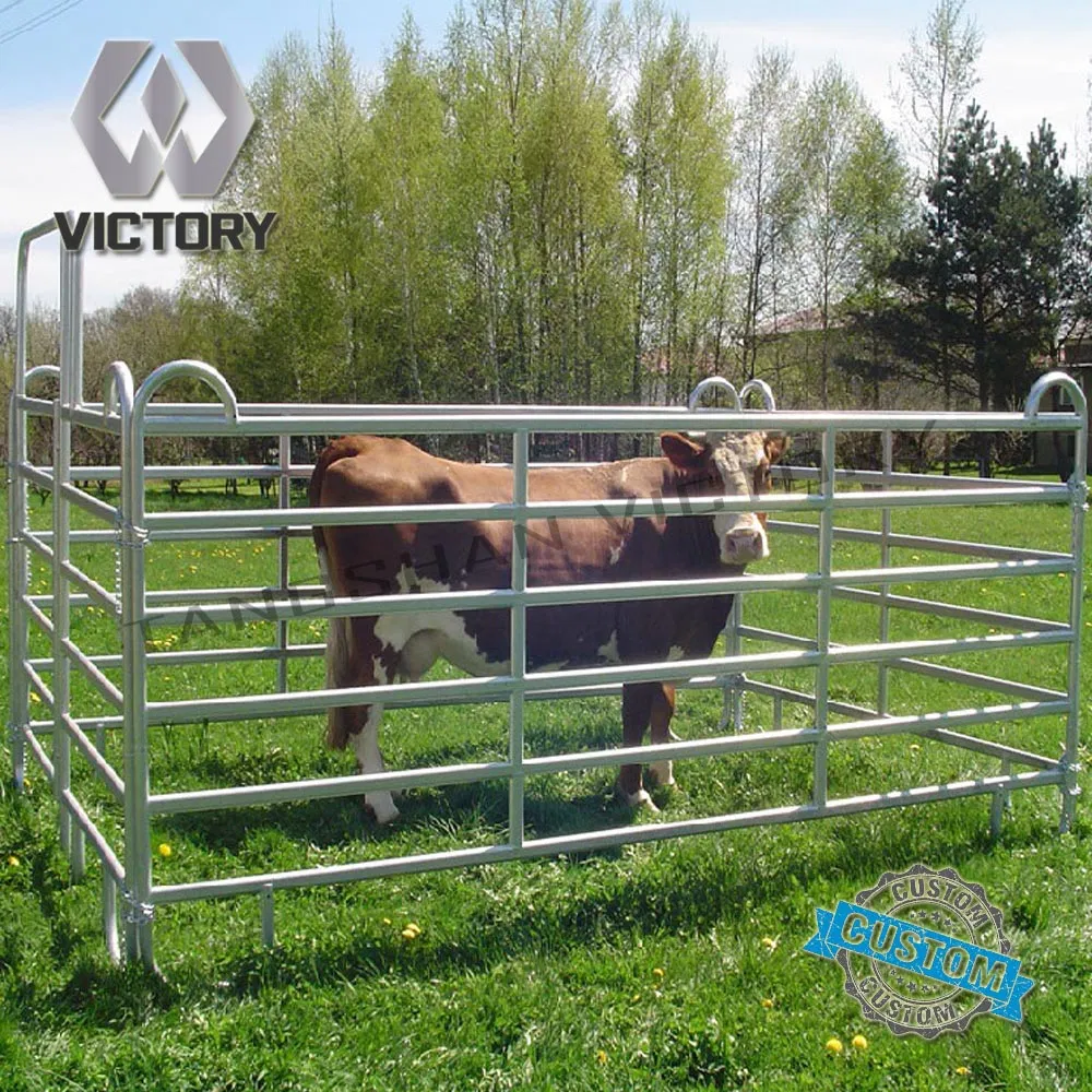 Heavy-Duty Galvanized Horse Fencing with Strong 3-Rail Design