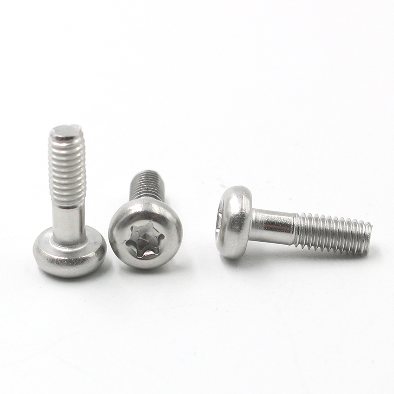 Hardware Manufacture Carbon Steel Pan Head Plum Flower Head Screw Captive Panel Screw