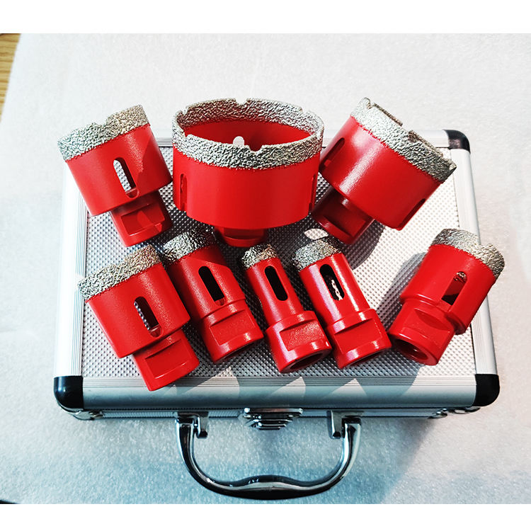 Vacuum Brazed M14 Diamond Tools Hole Saw Diamond Core Drill Bit Set