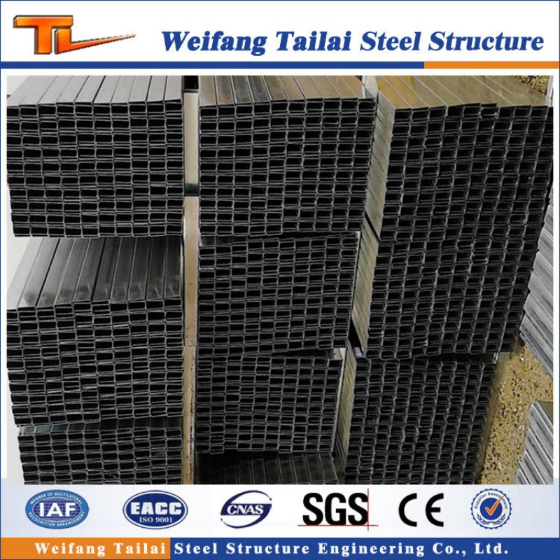 Prefab Steel Building Material Hot Sale Galvanized Steel Purlin