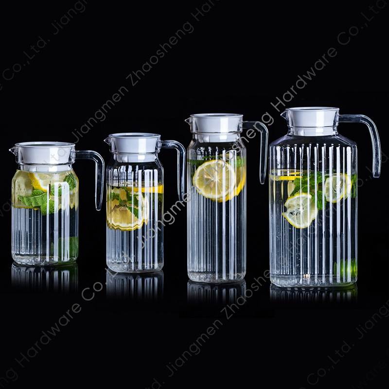 Home Kitchen Drinkware Clear Plastic Juice Tea Jug Water Pitcher