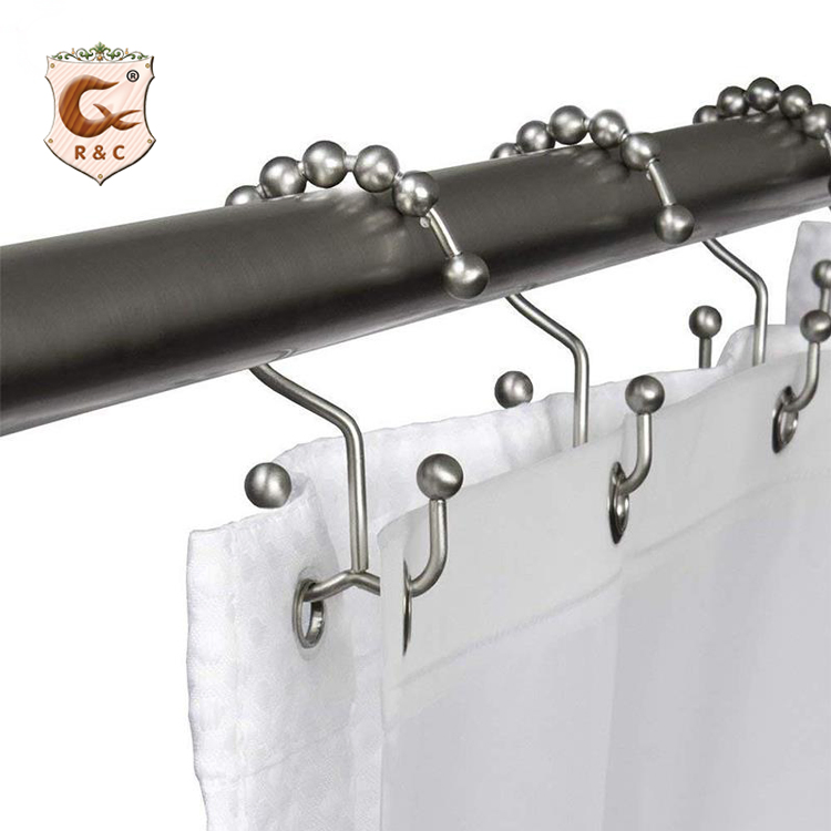Manufacturer Supplier Wholesale Custom Printed Bathroom Shower Curtain Rings