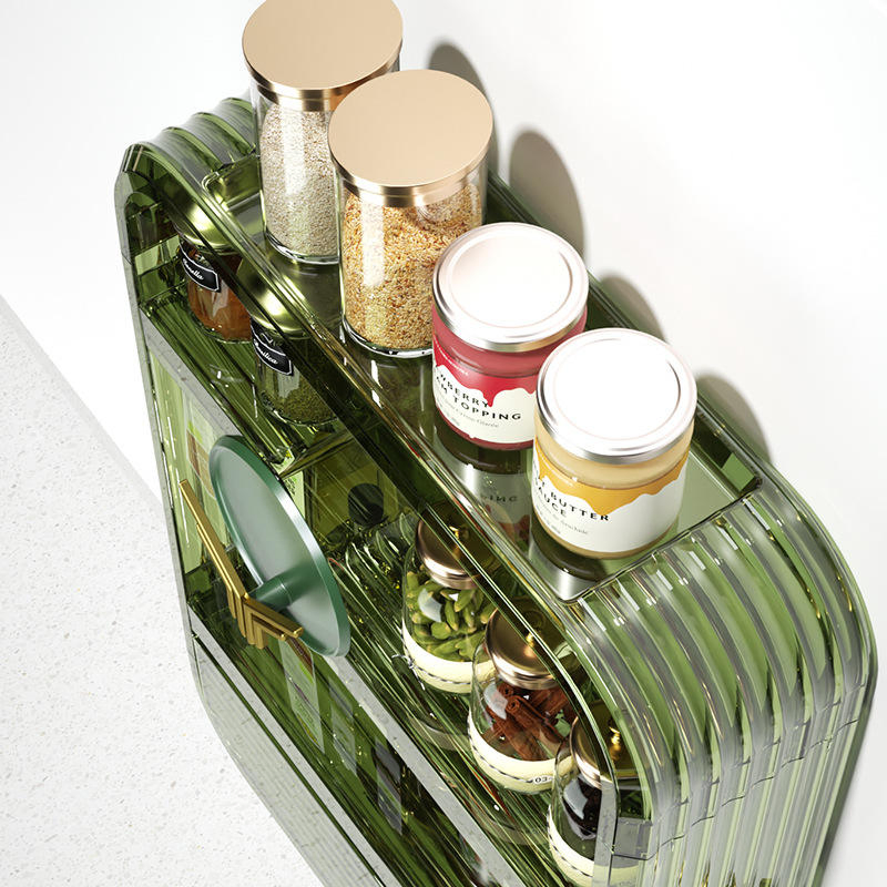High Quality House Kitchen No Drilling Wall Hanging Storage Shelves