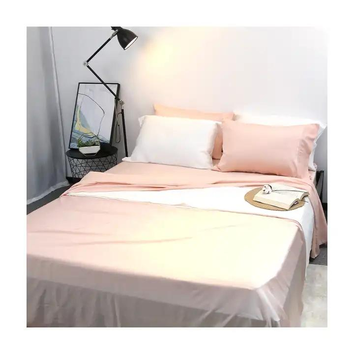 High Quality Bamboo Bed Sheet Customized Logo Oeko-Tex Home Luxury Bed Sheets