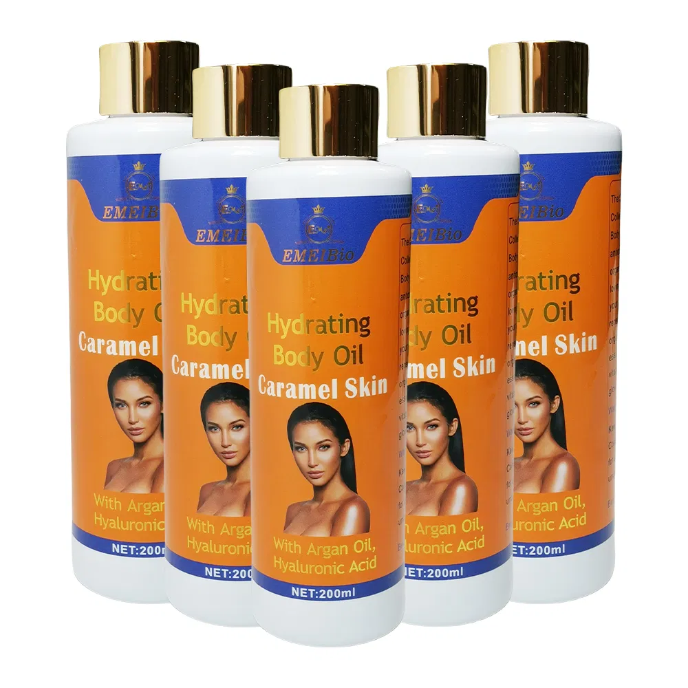 Hot Selling Product Caramel Colored Skin Care Oil Brightens The Body Moisturizes The Skin Brightening Body Oil