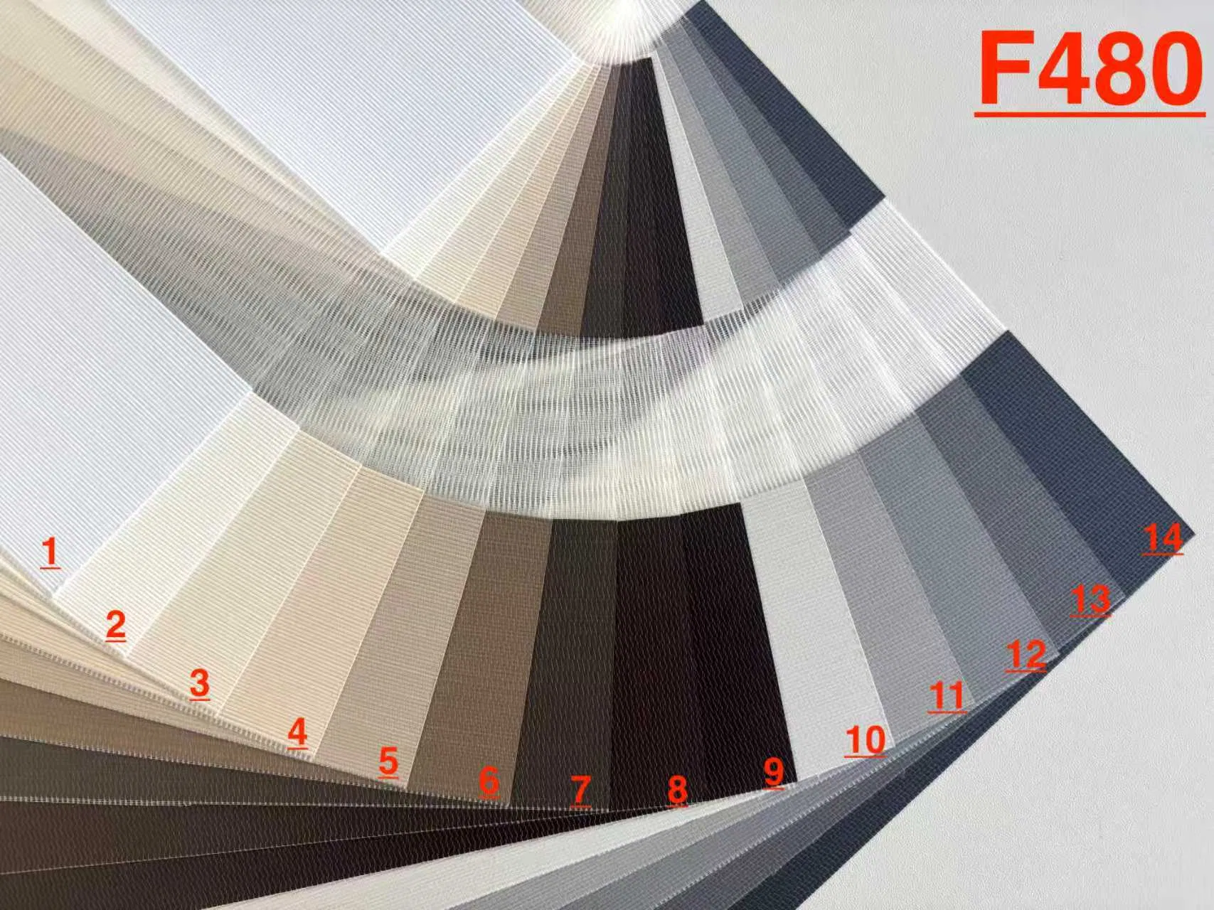 Fashionable Zebra Blackout Blinds Day and Night Blinds Fabric