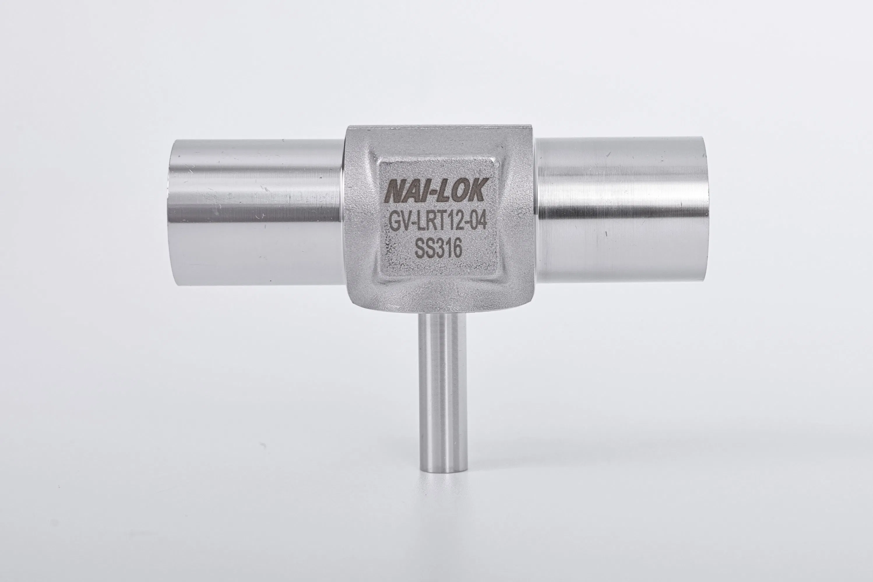 Nailok Ultra High Purity SS316L Electropolished built Weld Reducing Tee Bright Annealing Tee