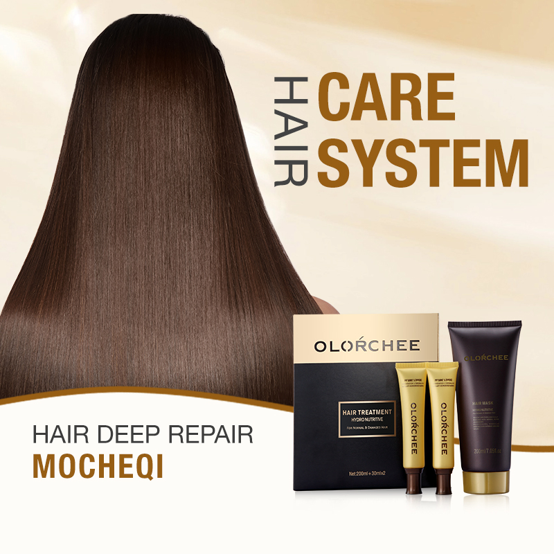 Professional Hair Care Set Hair Essence Lotion Hair Mask Deep Repair Moisturizing Custom Label OEM