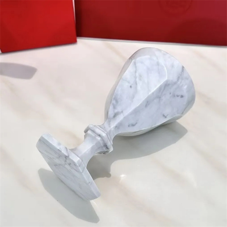 Elegant Baccarats Marble Red Wine Cup Large Transparent Crystal Glass Luxury Colored Design for Cocktail & Wine Serving