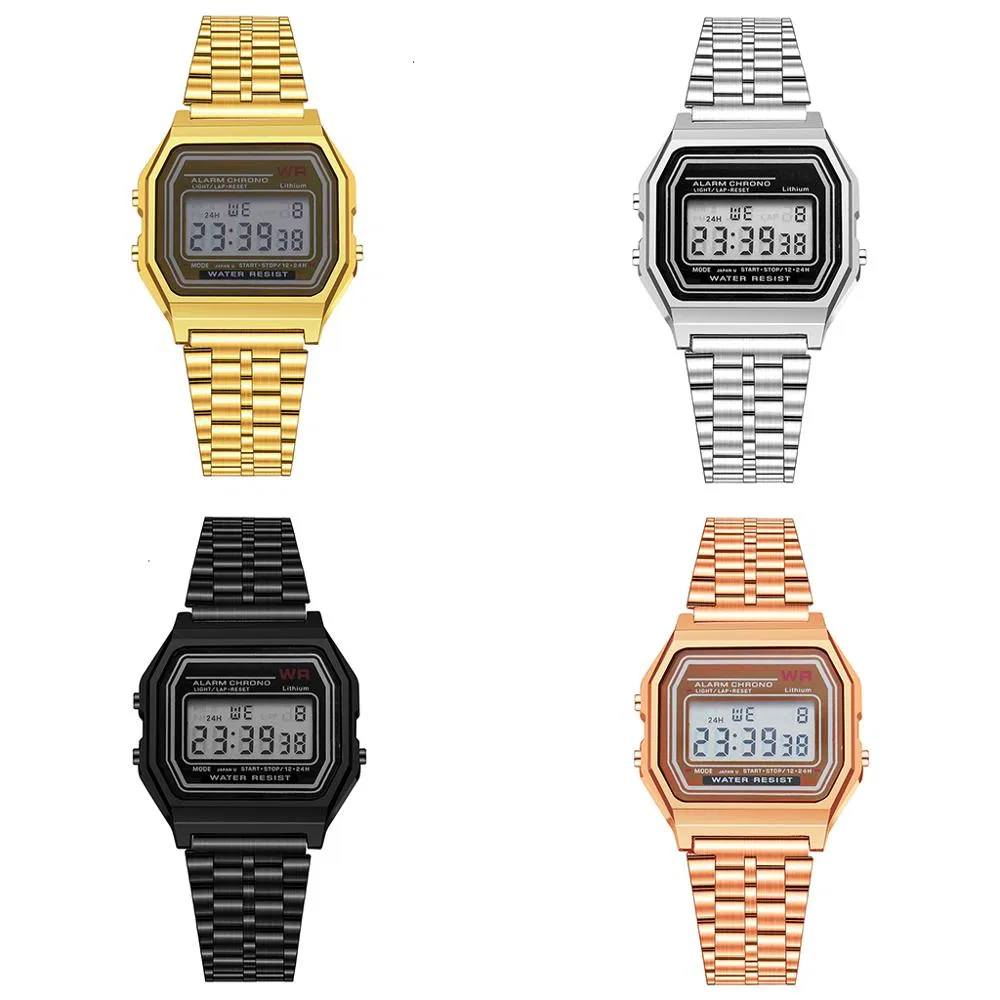 Trend 2020 Rose Gold Popular Digital Wrist Watch