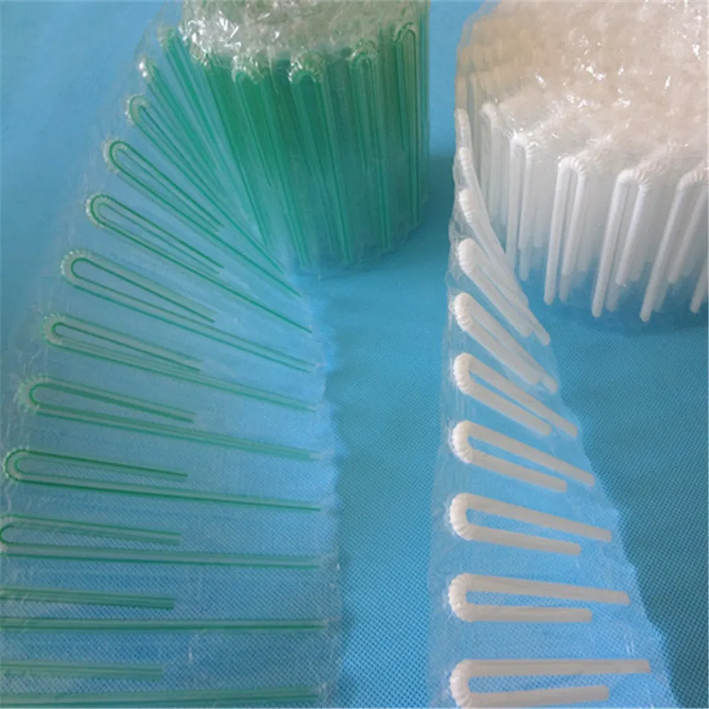 Eco Friendly Disposable U Shape Milk Bent Drinking Recycled Drinking Straws