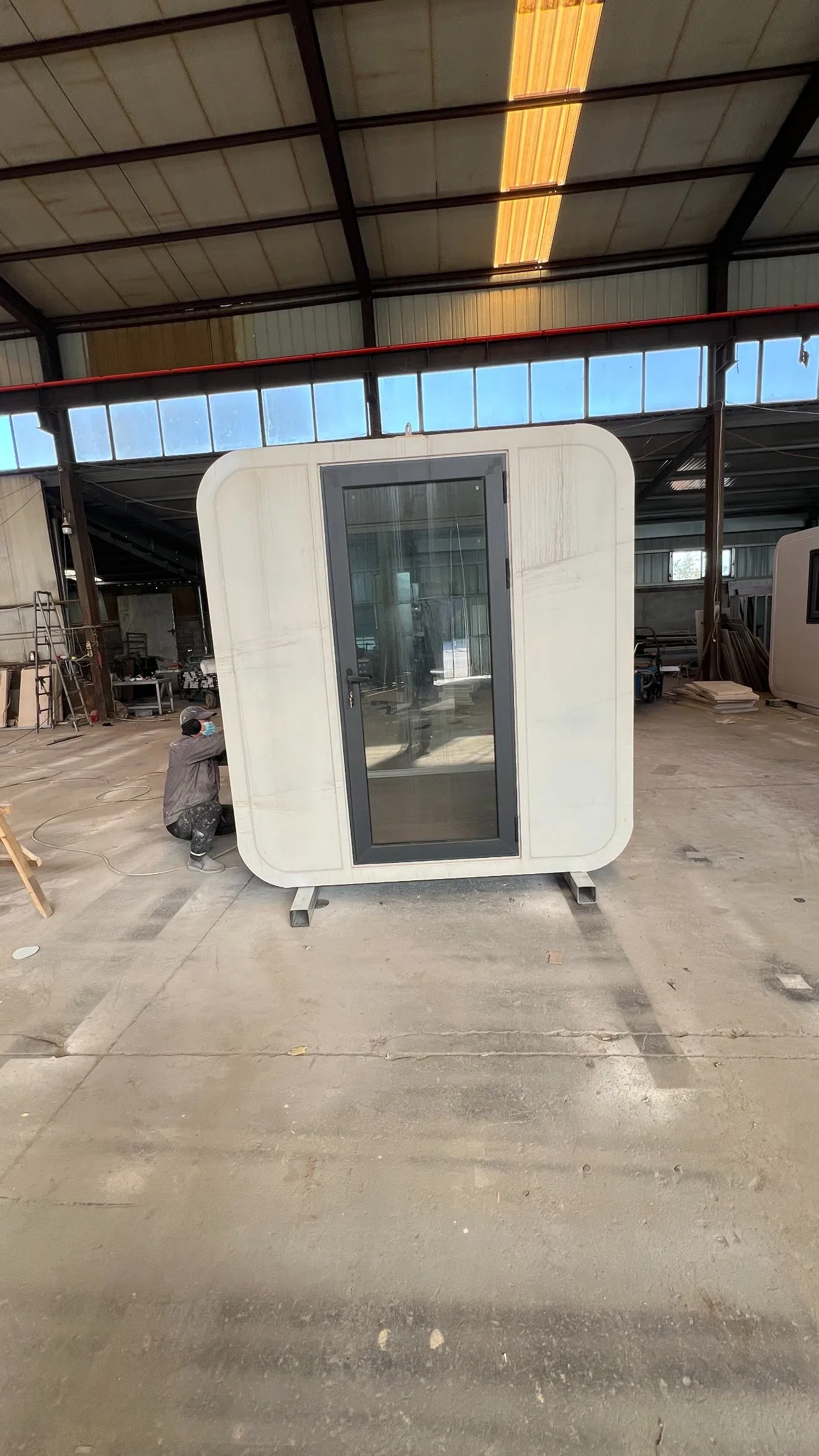 Prefab House Space Capsule Design Foldable Transportable Compact Living Space Small Family