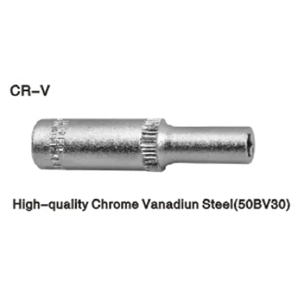 Premium 1/4" Chrome Vanadium Steel Socket Tool for Mechanics