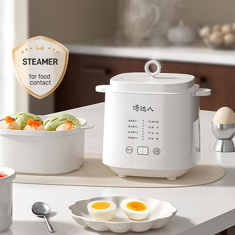Efficient Egg Cooker with Steaming and Poaching Functions for Fast Meals