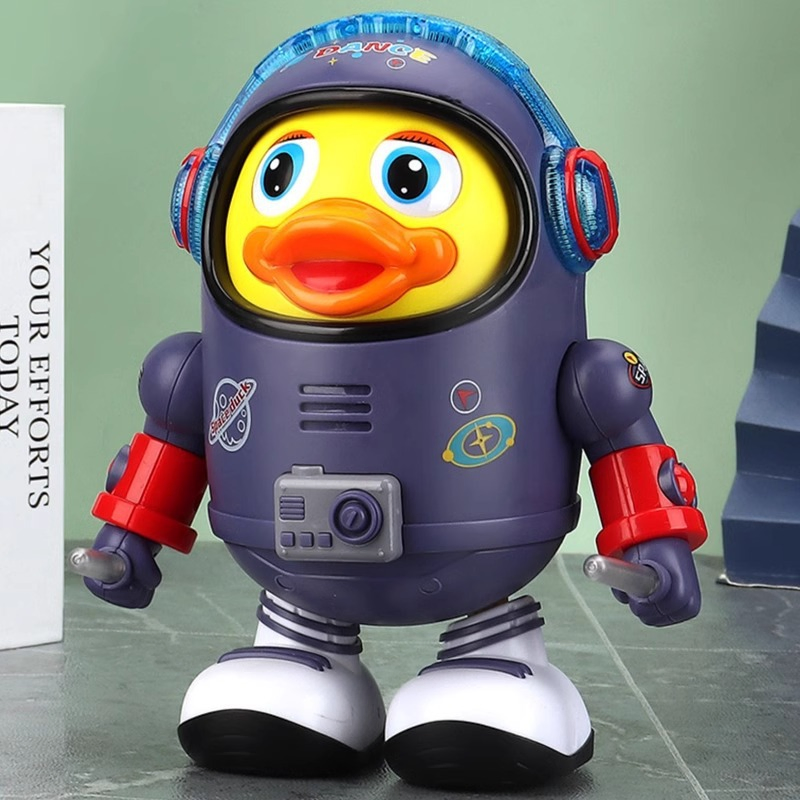 Hot Sale Kids Electric Dancing Astronaut Space Duck Robot Toy