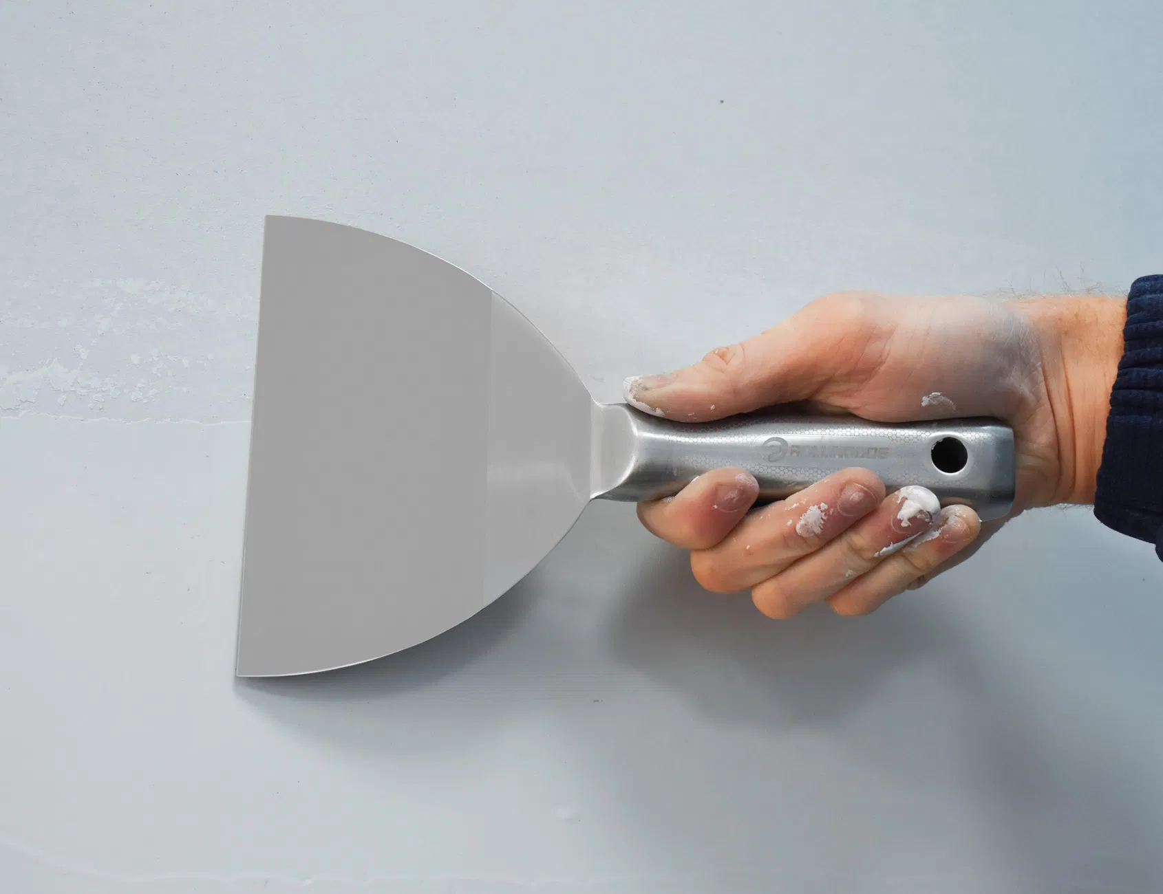 Rolingdog-Elite 50476 Stainless Steel 8 Inch Putty Knife Flexible All-Metal Mirror Polished