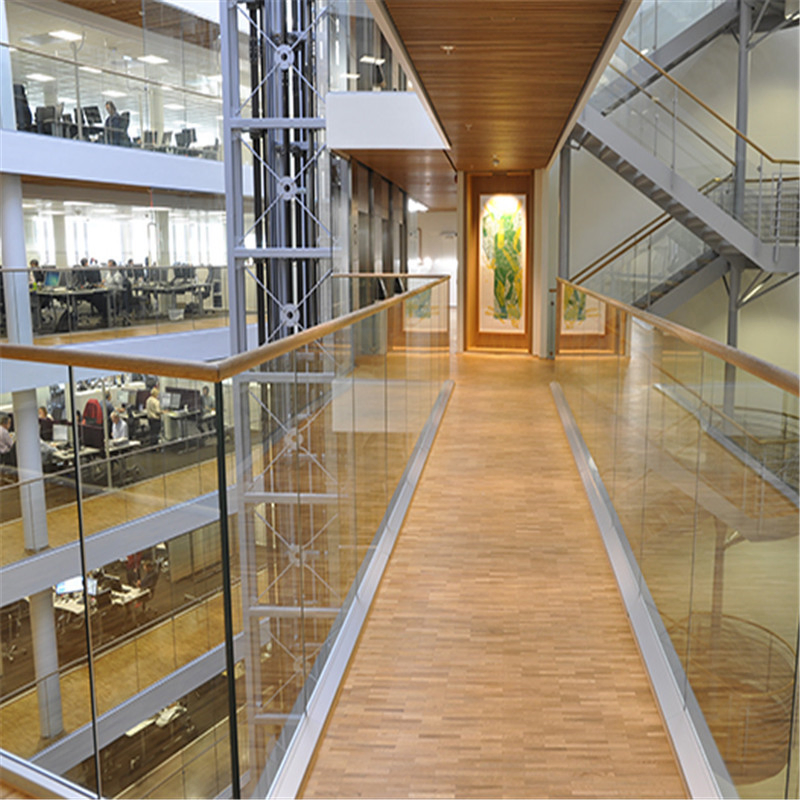 Aluminium Glass Stair Balustrade U Channel Aluminium Glass Railing