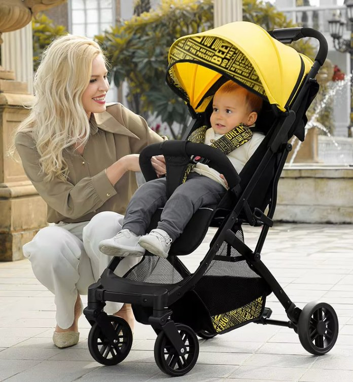 Luxury One Handed Collection Stroller Baby Pushchair Buggy Lightweight Travel Foldable Baby Strollers Carriage for Newborn