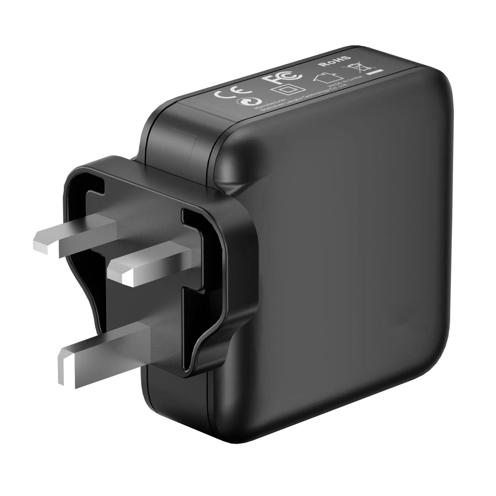 Зарядное устройство 140W с 4 портами, белое/черное