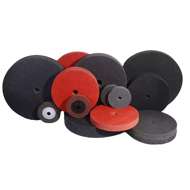 Abrasive Nylon Polishing Wheel Nylon Fabric Polishing Wheel 8''x2''9p for Stainless Steel Metal Copper Aluminum Marble
