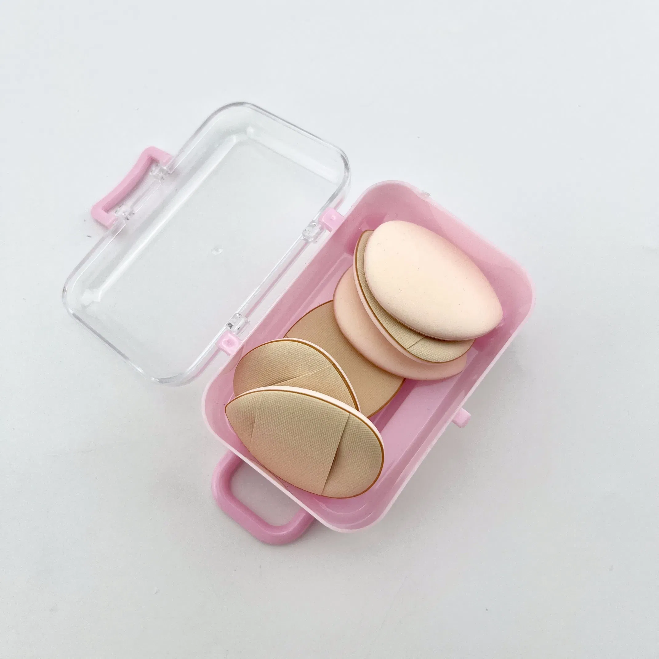 Wet and Dry Dual-Use Customization Professional Beauty Tools Finger Air Cushion Mini Light Portable Thumb Powder Makeup Puff