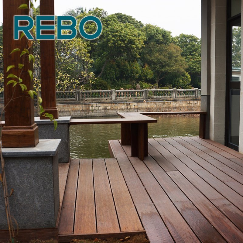 Anti-Slip Durable Bamboo Decking Flooring Outdoor