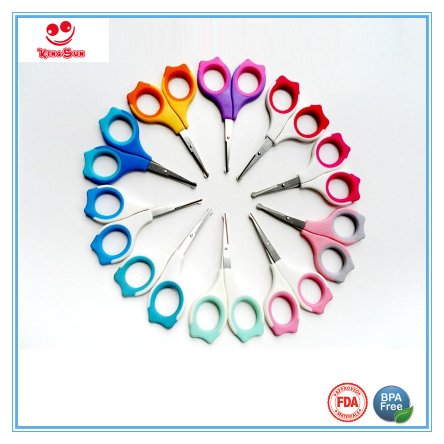 Best Newborn Nail Clipper Double Color Nail Scissors with Cover