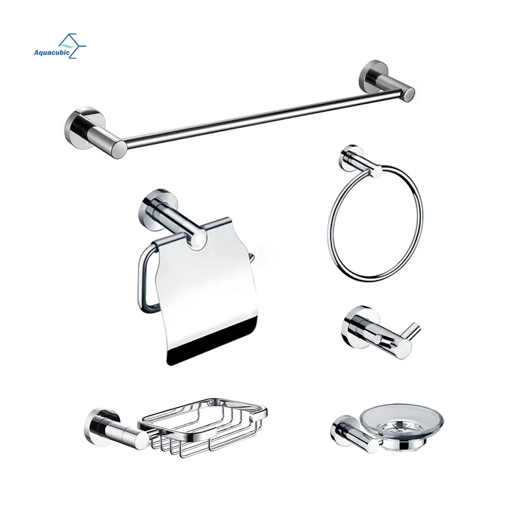 Набор аксессуаров для ванной Aquacubic, 5 предметов