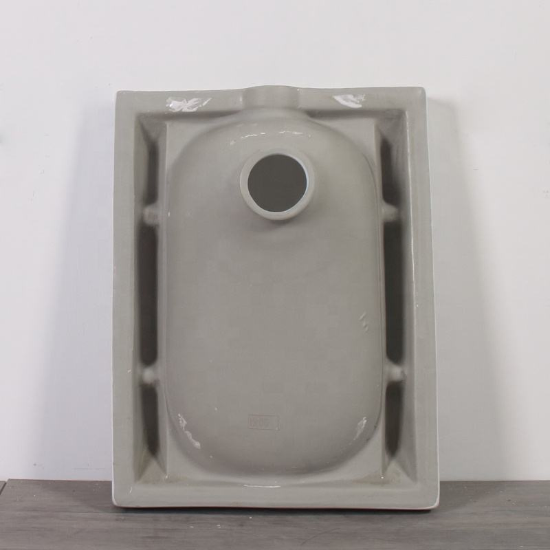 Modern Portable Wash Down Ceramic Floor Mount S-Trap Squat Pan Toilet