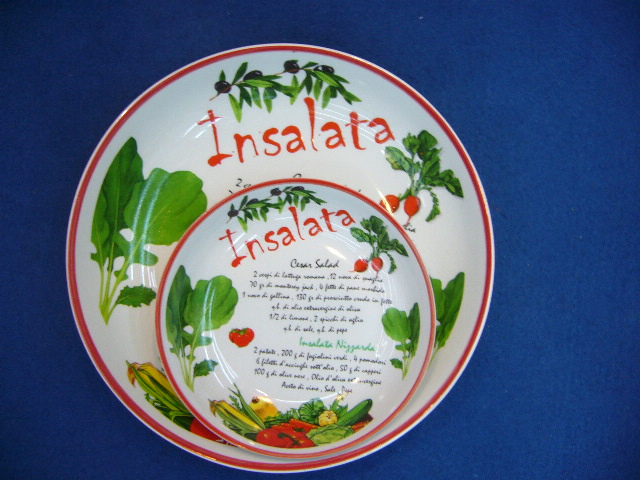 5/7 PCS Pasta Dinner Set 11" Porcelainware Ceramics Tableware