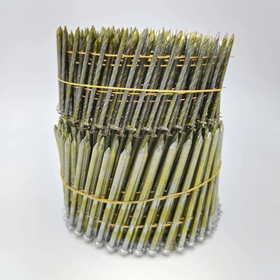 Roofing Nail Galvanized1 1/4 GB Ring Shank Coil Roofing Wire Nails