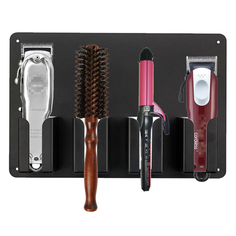 Nondisposable Plastic Hair Trimmer Holder Shelf for Barber Shop